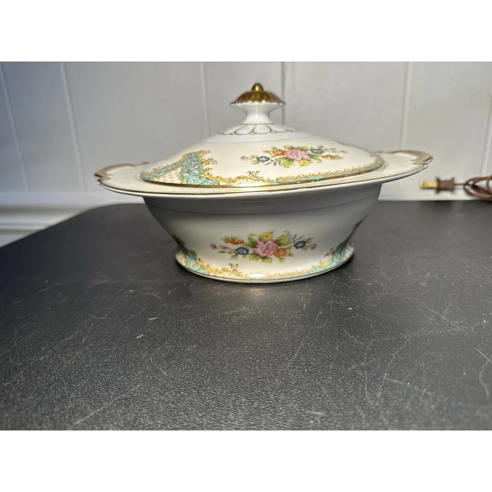 Vintage Noritake‎ Covered Vegetable Serving Bowl Tureen Dish